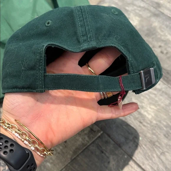 Green Cap with Orange Dior Patch - Picture 3 of 3